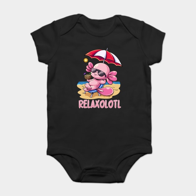 Summer Axolotl Baby Bodysuit by GoshWow®